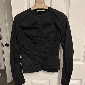 Prada black button up shirt